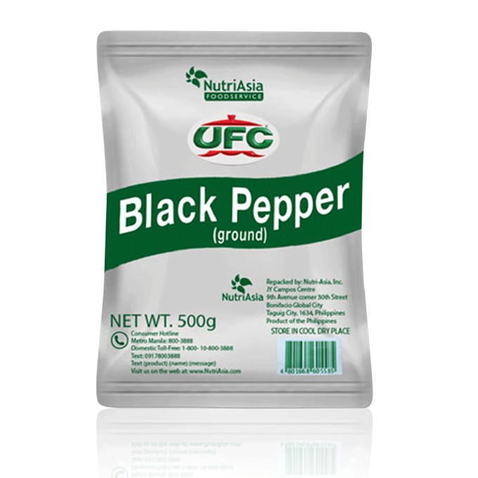 UFC Black Pepper Ground 500g Shopee Philippines