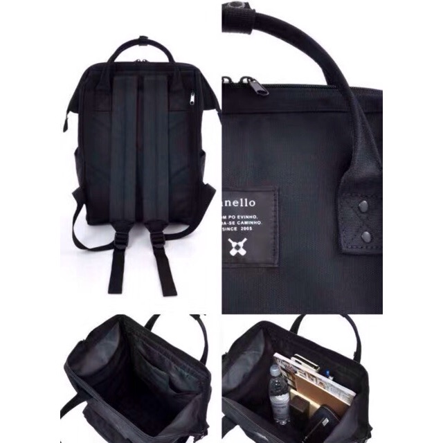 anello all black backpack