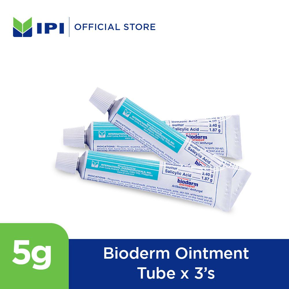 Bioderm Ointment 5g tube (Bundle 3) Shopee Philippines