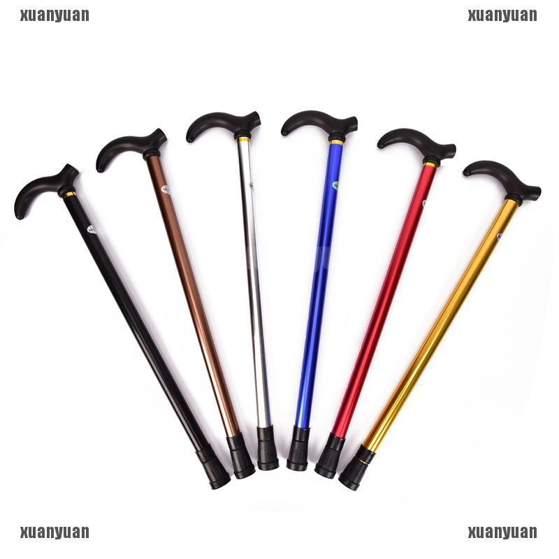 {XYPH}Telescopic Walking Stick Cane Hiking Rubber Tips Aluminium CliP ...