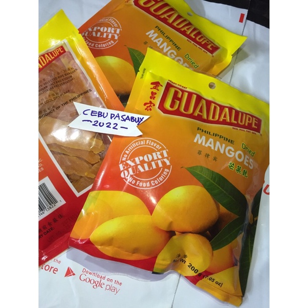 Original Guadalupe Dried Mango 200gms Ready to Eat Shopee Philippines