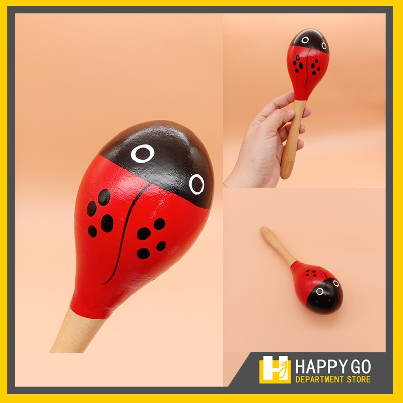 Happy Go Maracas Wooden Educational Children Toy Stage Equipment