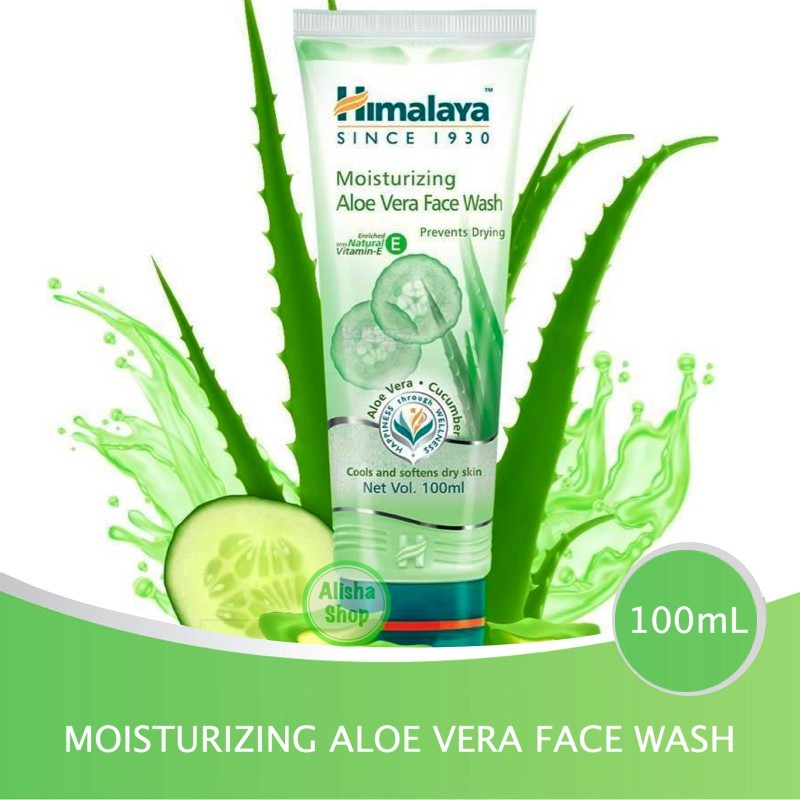 himalaya moisturizing aloe vera face wash normal to dry skin