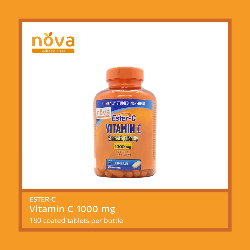 EsterC Vitamin C 1000 mg 180 coated tablets (bottle) Shopee Philippines