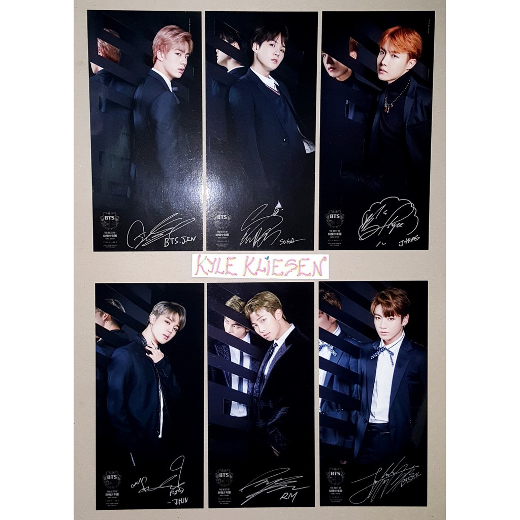 Bts Best Of Bts Korean Version Photocard Shopee Philippines