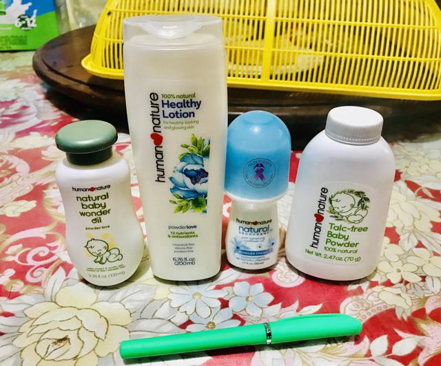 human nature baby powder