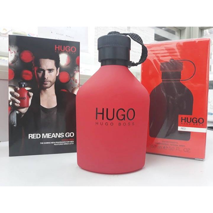 hugo boss deep red men