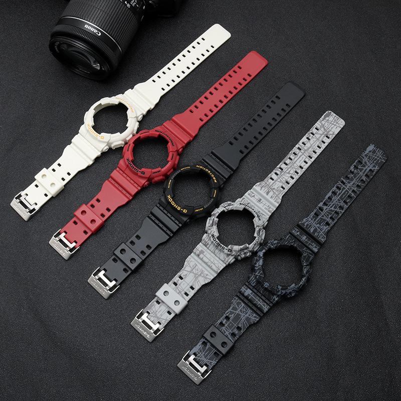 Silicone Set with tool Case Male Strap Applicable G-shock GA-110 GA100 GA-140 GA120 GA150  GA300 GD-120 GA-110 GD-100 GLS-100 GLS-110 GLS-120