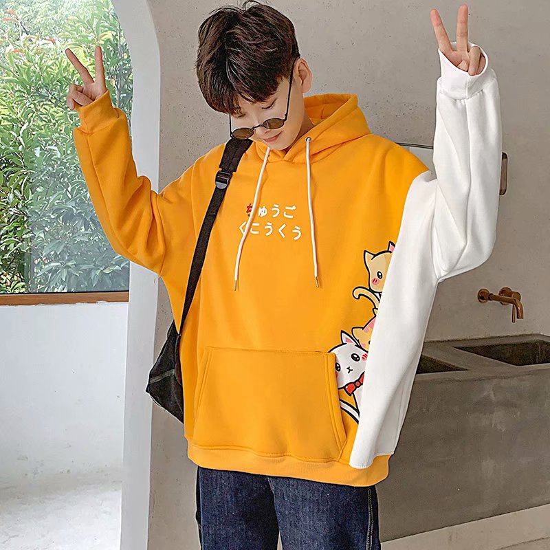korean hoodie men