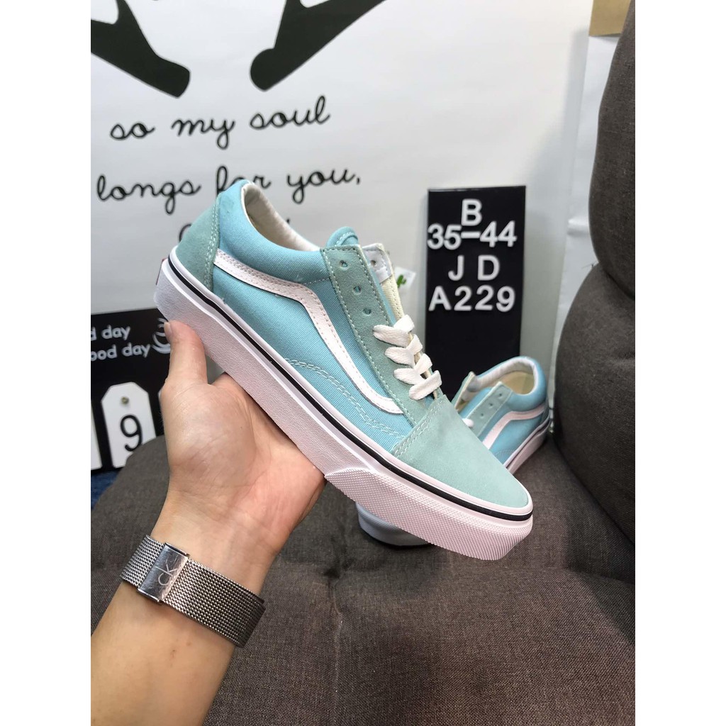 vans old skool cyan