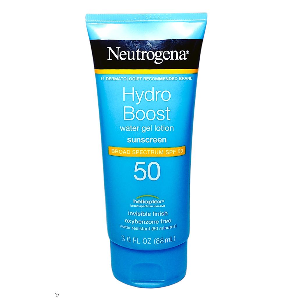 Neutrogena Hydro Boost Water Gel Lotion Sunscreen SPF50 With Helioplex ...