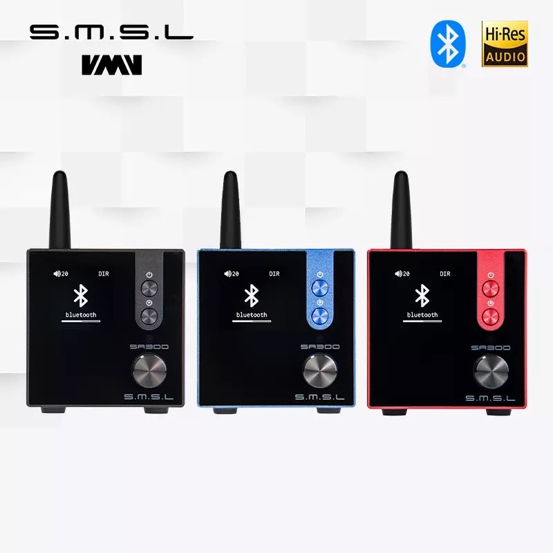 SMSL SA300 High Power Bluetooth 5.0 HiFi Remote Digital Amplifier