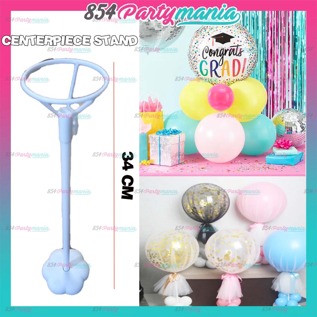 Balloon Centerpiece Stand with caps 34cm balloon stand display balloon