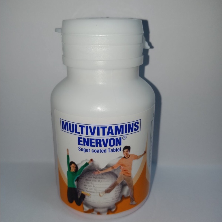 Multivitamins Enervon Tablet Bottle 30 pcs (1 bottle ) Shopee