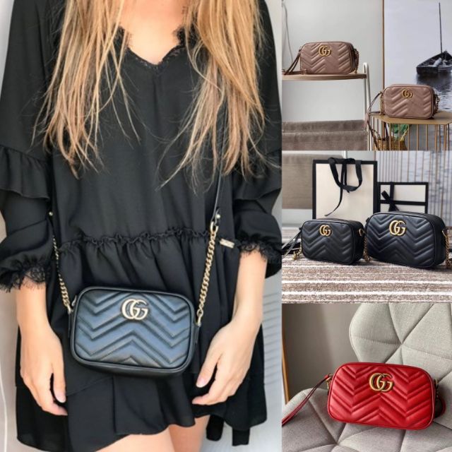 gucci camera bag size