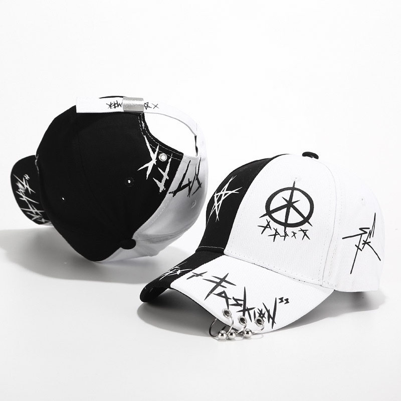 Street Style Black White Men Women Baseball Cap Shopee Philippines