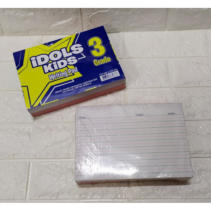 10pad GRADE 3 WRITING PAD PAPER Shopee Philippines