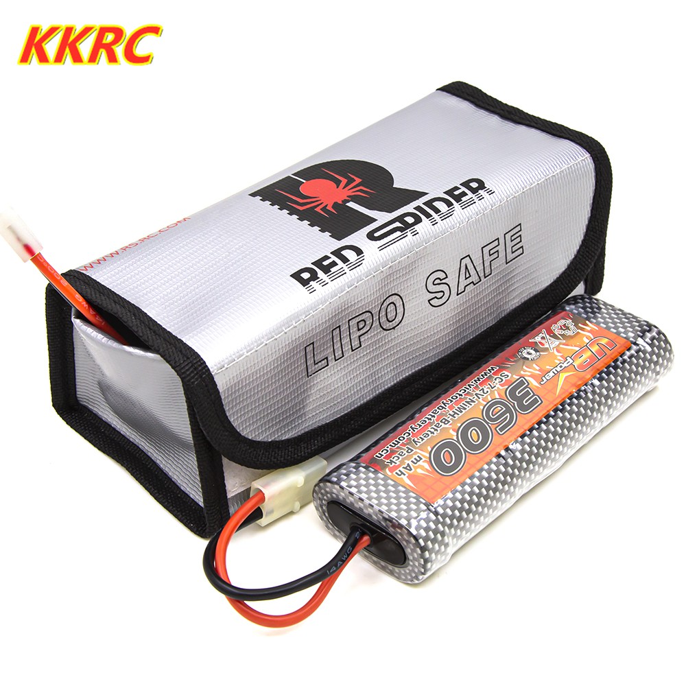 LiPo Li Po Battery Fireproof Safety Guard Safe Bag 64*50*125MM 100