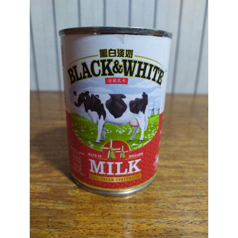 Black & White Evaporated Milk (Hong Kong For Milk Tea & Kopi Teh) (410