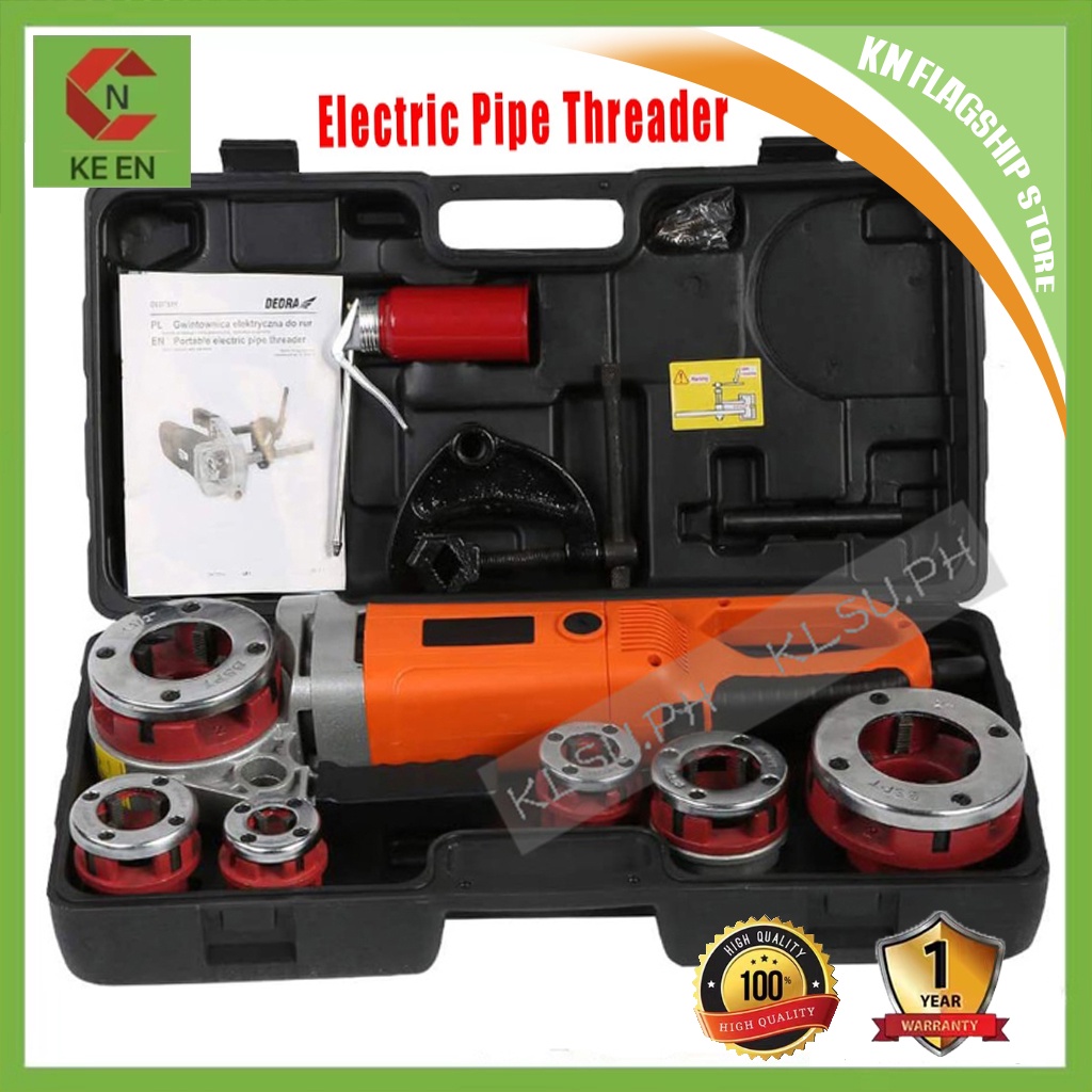 KE Electric Pipe Threader, Pipe Threading Machine Portable Electric