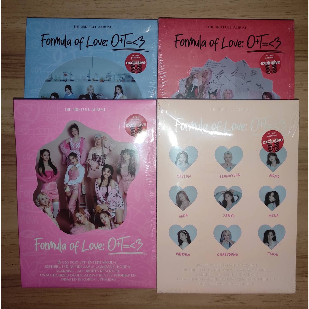 Twice Formula Of Love Album (with Target POB) | Shopee Philippines