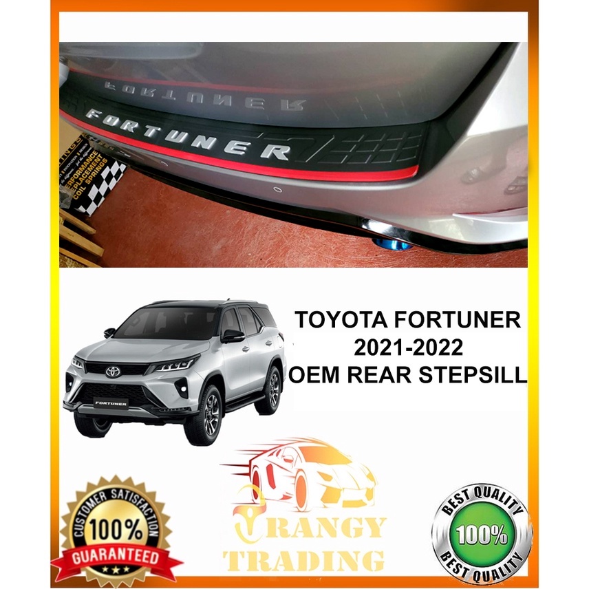 Toyota Fortuner 2021 to 2023 OEM Rear Stepsill FORTUNER / LEGENDER / w ...