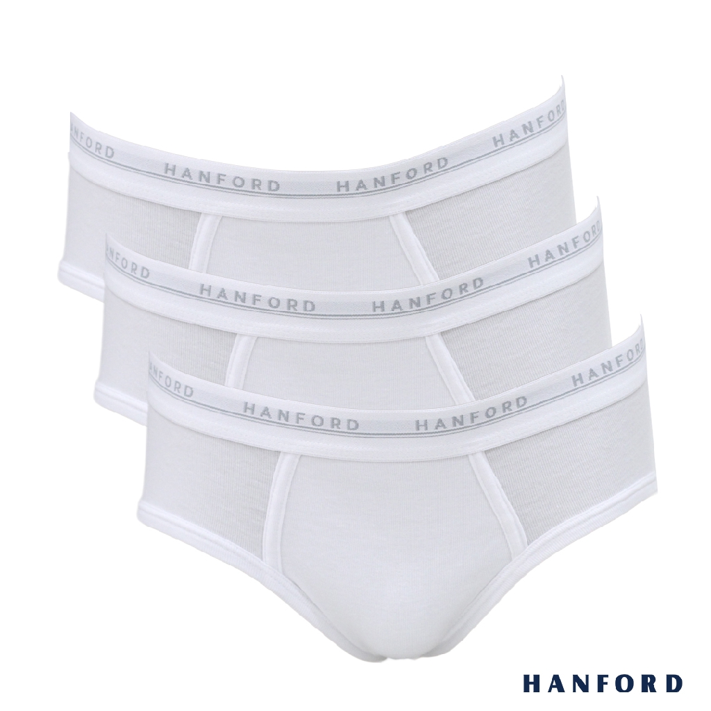 Hanford Mens Hipster Briefs White (3in1 Pack) Shopee Philippines
