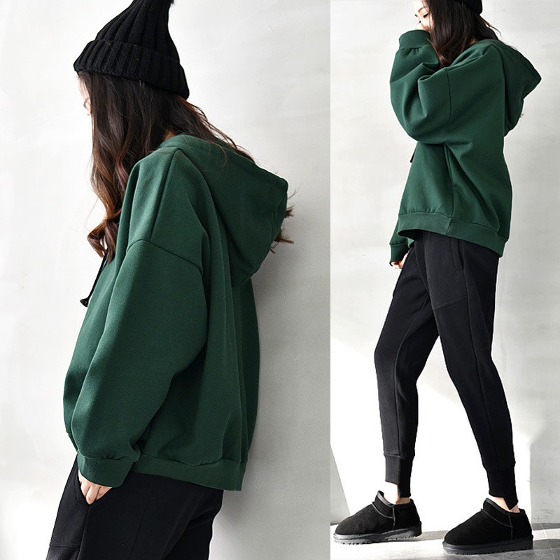 green hoodie for women