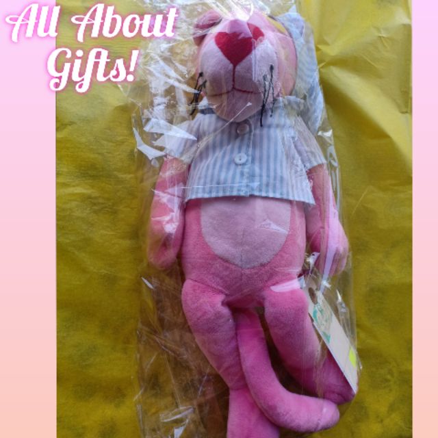 pink panther stuffed toy