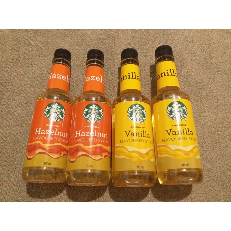 Original Starbucks Syrup Vanilla/Hazelnut/Caramel expiry date March 30