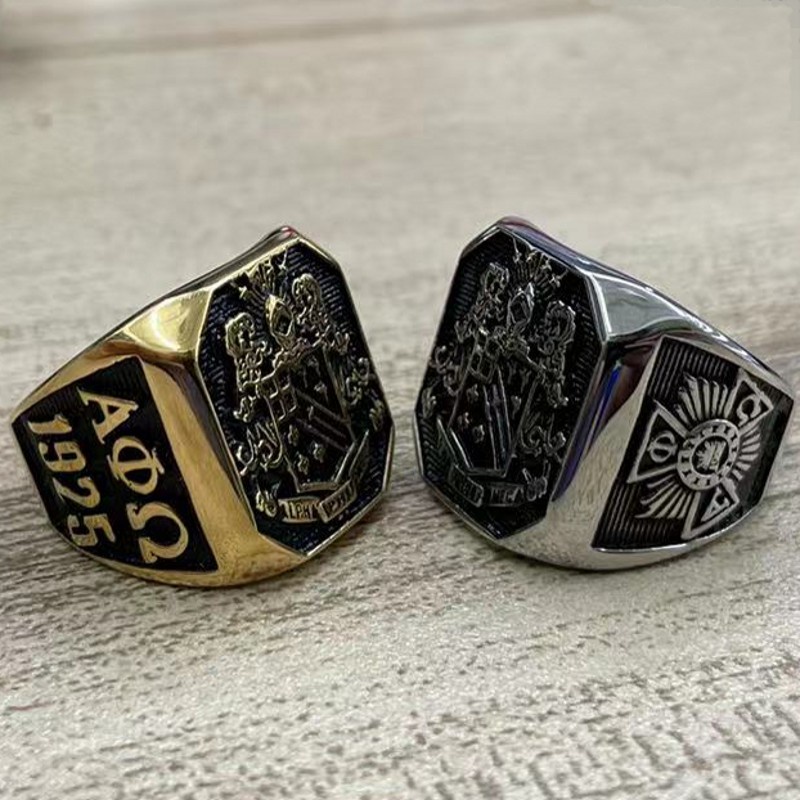 Stainless Steel Ring for Men APO FRAT Ring Gift Size 7-13 | Shopee ...