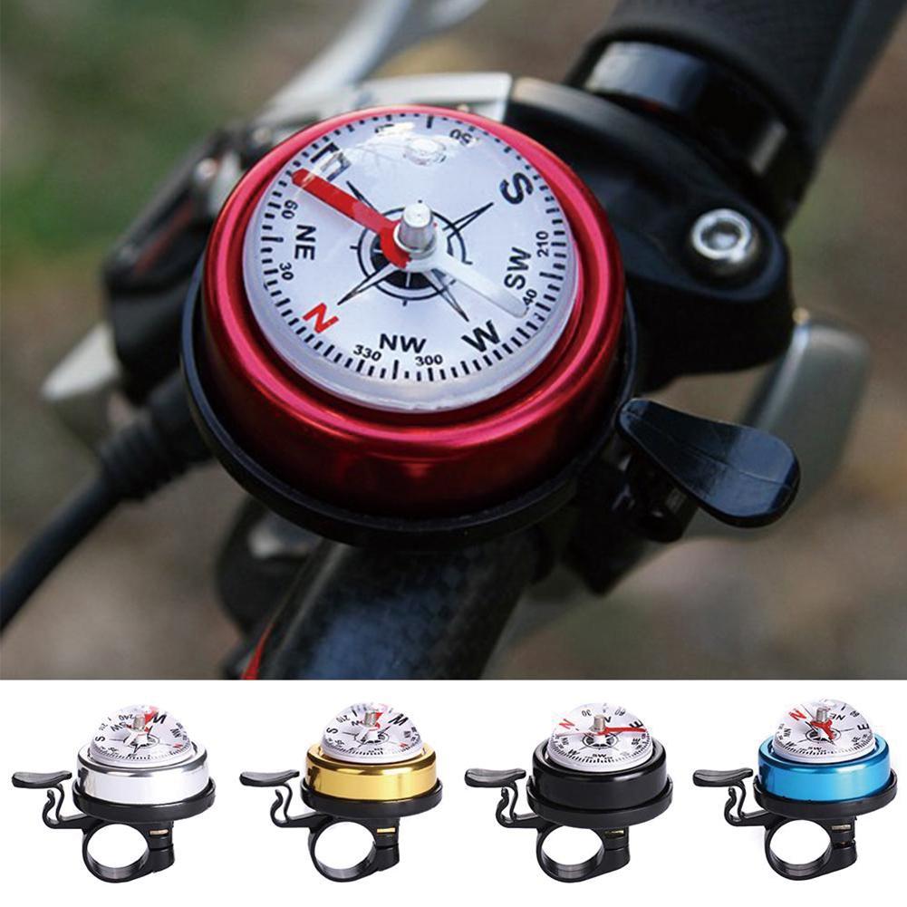 bicycle bell with compass