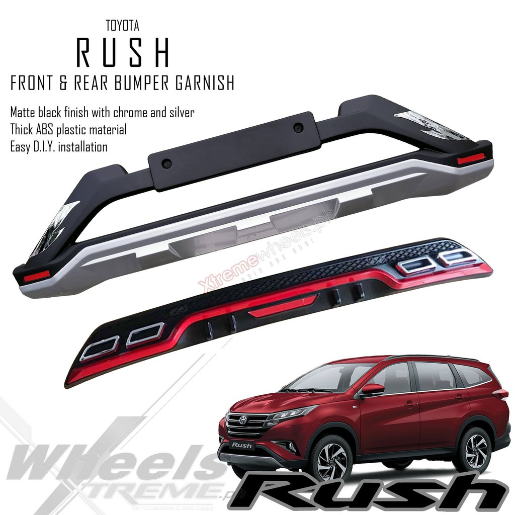 Toyota Rush 2019-2021 Front and rear Bumper Nudge Protector Body Kits ...