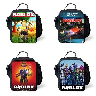 Roblox Game Insulated Lunch Bag Kids Picnic Bags School Food - details about game roblox boys girls school student insulated lunch bag kids snack hand bag