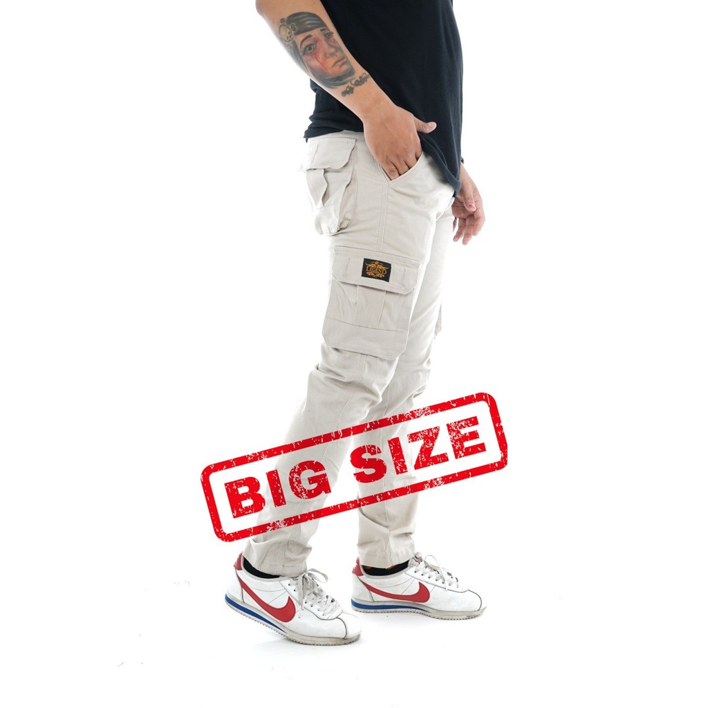 cream cargo trousers mens