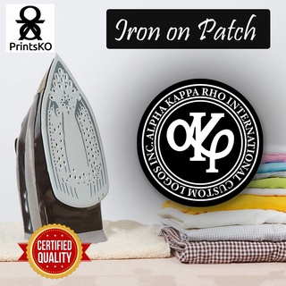 Iron On Patch / Label with Alpha Kappa Rho - AKRHO Logo Design #1