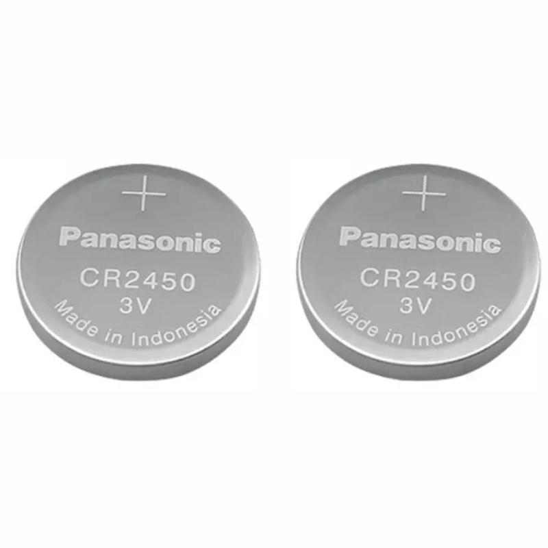 5PCS Panasonic CR2450 CR 2450 3V Lithium Batteries DL2450 BR2450 LM2450 For Watch Car Key