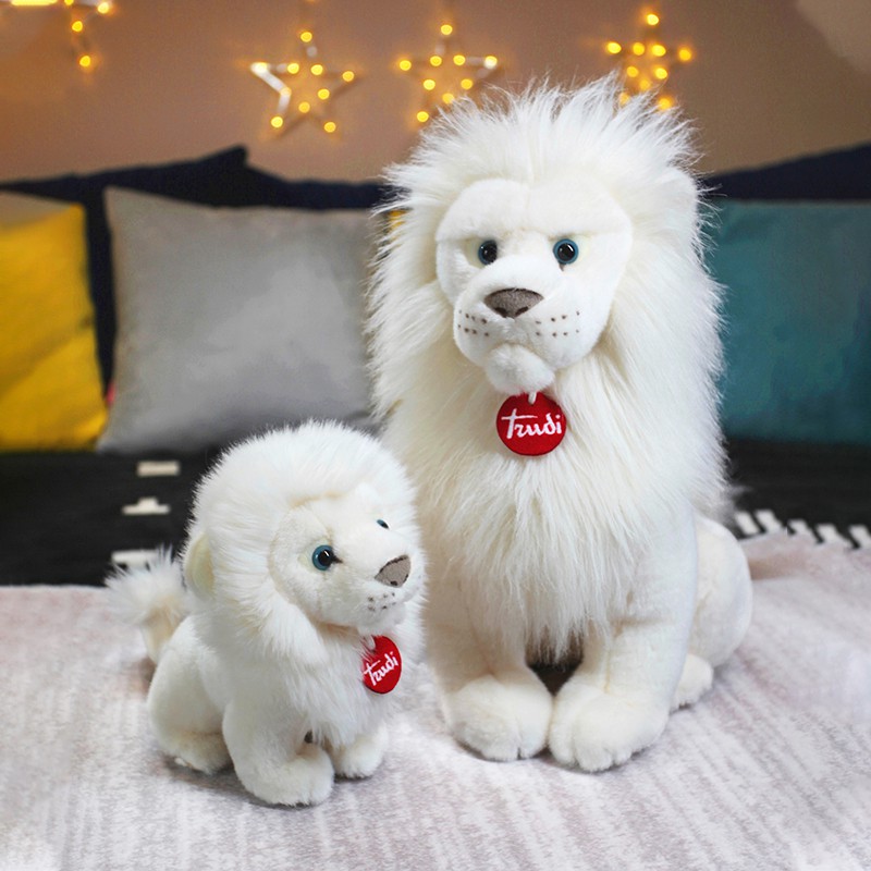 white lion stuffed animal