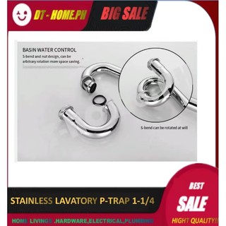 STAINLESS 304 LAVATORY P-TRAP 1-1/4 WITH FLIP UP . P-TRAP 1-1/4 .FLIP UP 1-1/4 ONLY.BASIN ACCESSORIE #6