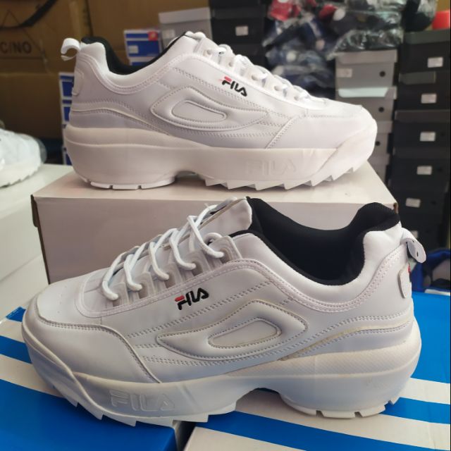 grit Paradoks Arena Fila disruptor men #8053 white/black class A shoes made in vietnam size  41-45 | Shopee Philippines