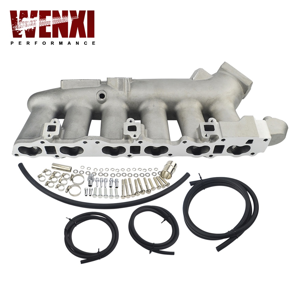 Cast Aluminum INTAKE MANIFOLD FOR Nissan 240SX RB25det RB25 Skyline R32