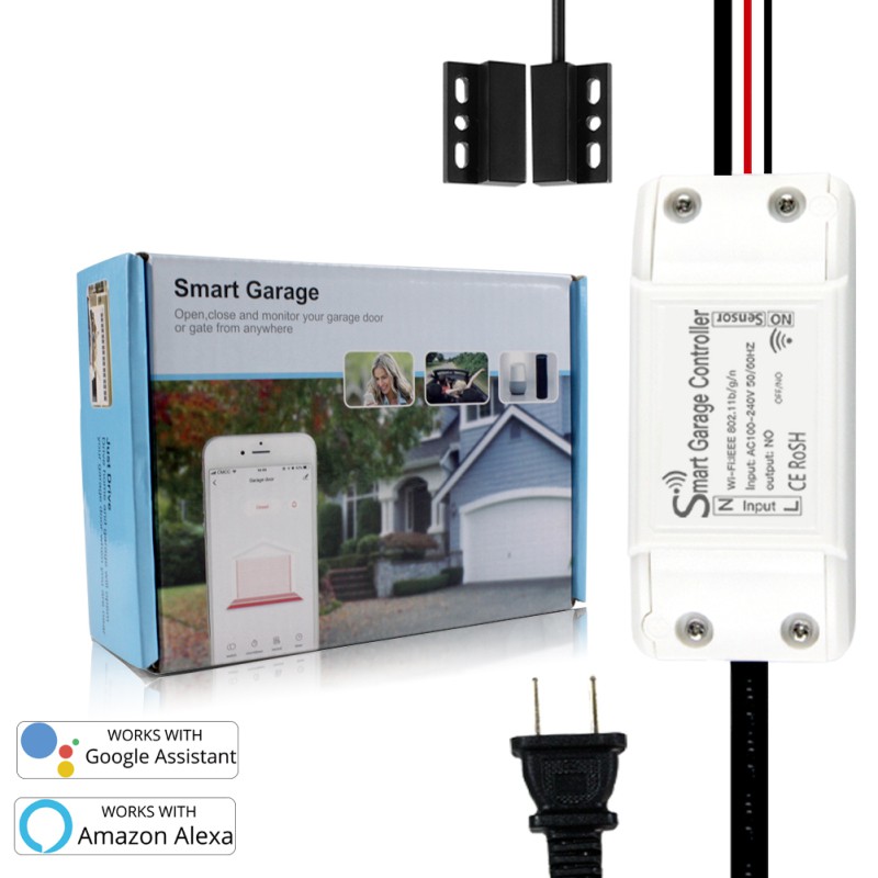 Cod Promotion Smart Garage Door Switch Electric Garage Door Controller Wifi Smart Amazon Echo Voice Control Switch On Stock Shopee Philippines