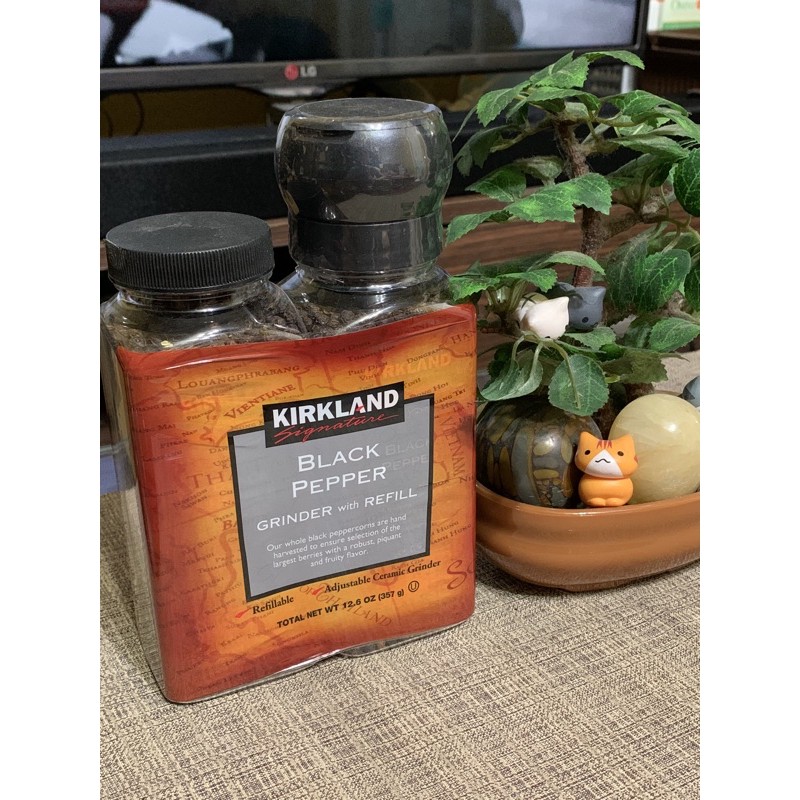 Kirkland Signature Black Pepper Grinder with Refill 12.6oz Shopee