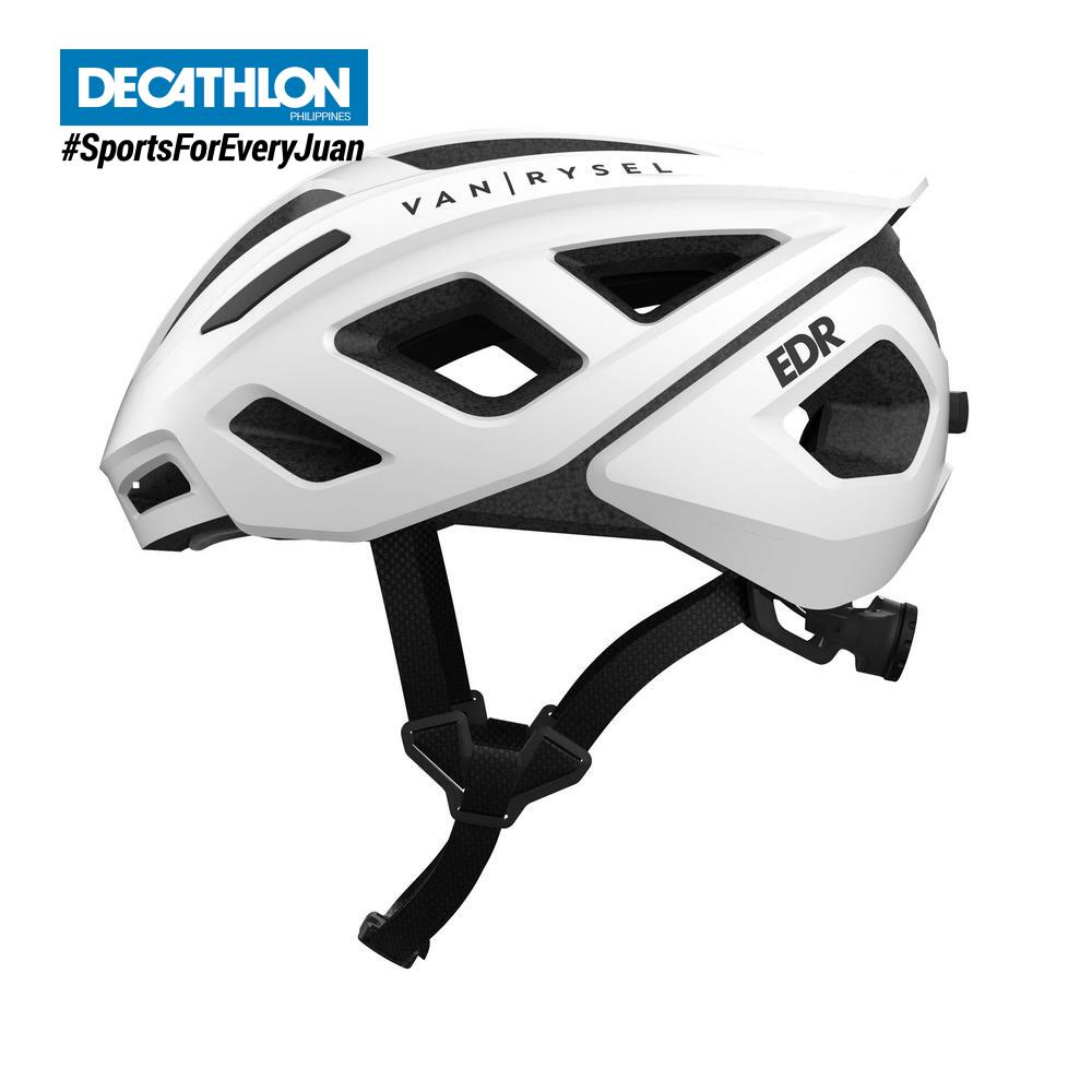 Decathlon Van Rysel RoadR 500 Road Cycling Helmet White Shopee