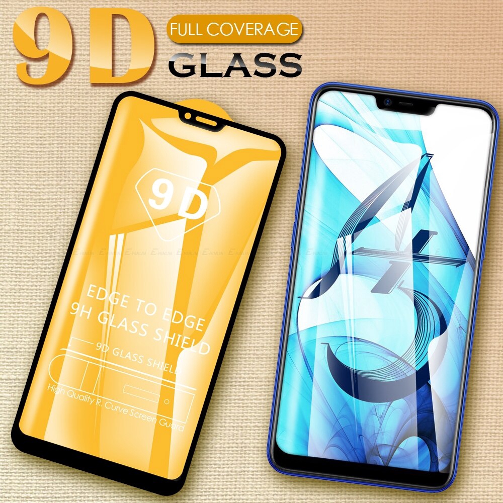 9d Tempered Glass For Oppo A3s A5s A7 Realme Xt C3 3 5 Pro 5i Reno Z 2