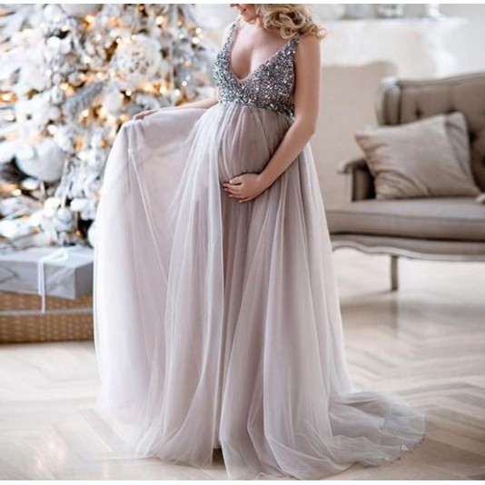 maternity party gown