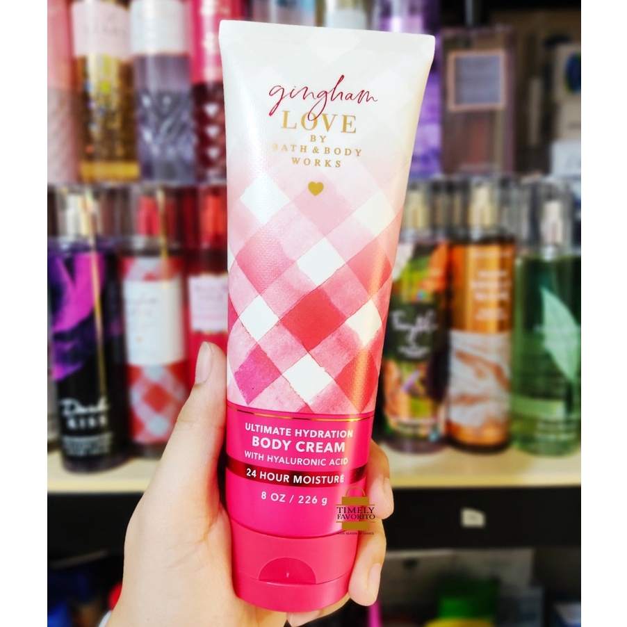 BBW Gingham Love Ultimate Hydration Body Cream 226g Shopee Philippines