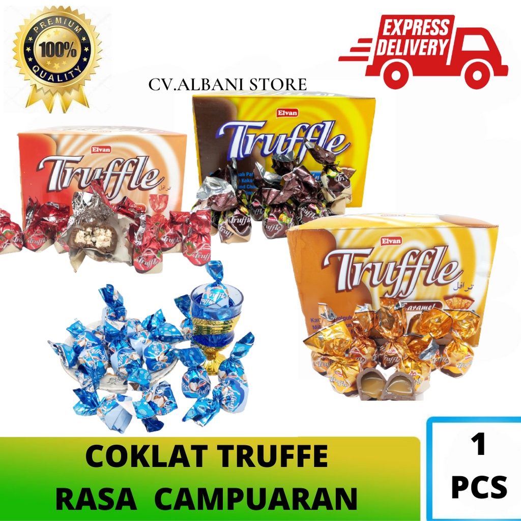 Elvan Chocolate Truffle Retail / Elvan Chocolate Truffle Arabic Chocolate TURKEY Elshanum