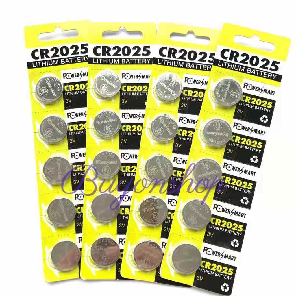 Original Power Smart CR2025 Lithium Battery 3V  Shopee Philippines