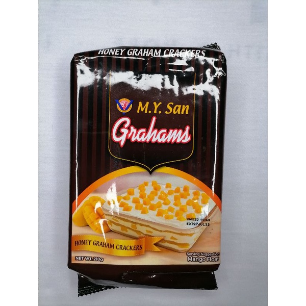 M. Y SAN Honey Graham Crackers 210g Shopee Philippines